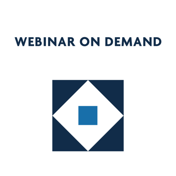 Webinar on demand